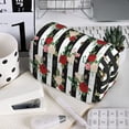 thumbnail image 7 of Sikiie Rose Flowers Print Flip Double-layer Pencil Case, All-purpose Stationery Bag for Study and Office, Zipper Design, Unisex, 7 of 7