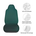 thumbnail image 4 of Wukai Dark teal green Full Set Car Seat Covers with Soft Padding Universal Auto Front Seats Protector and Cushion Mat, 4 of 5
