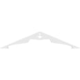 thumbnail image 4 of Ekena Millwork 48"W x 10"H x 1"P (5/12) Pitch Heath Architectural Grade PVC Gable Pediment, 4 of 5
