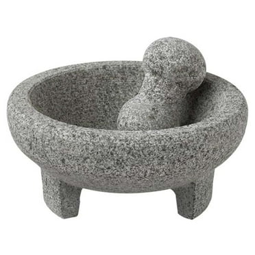 Vasconia 4-cup Granite Mortar and Pestle, Molcajete