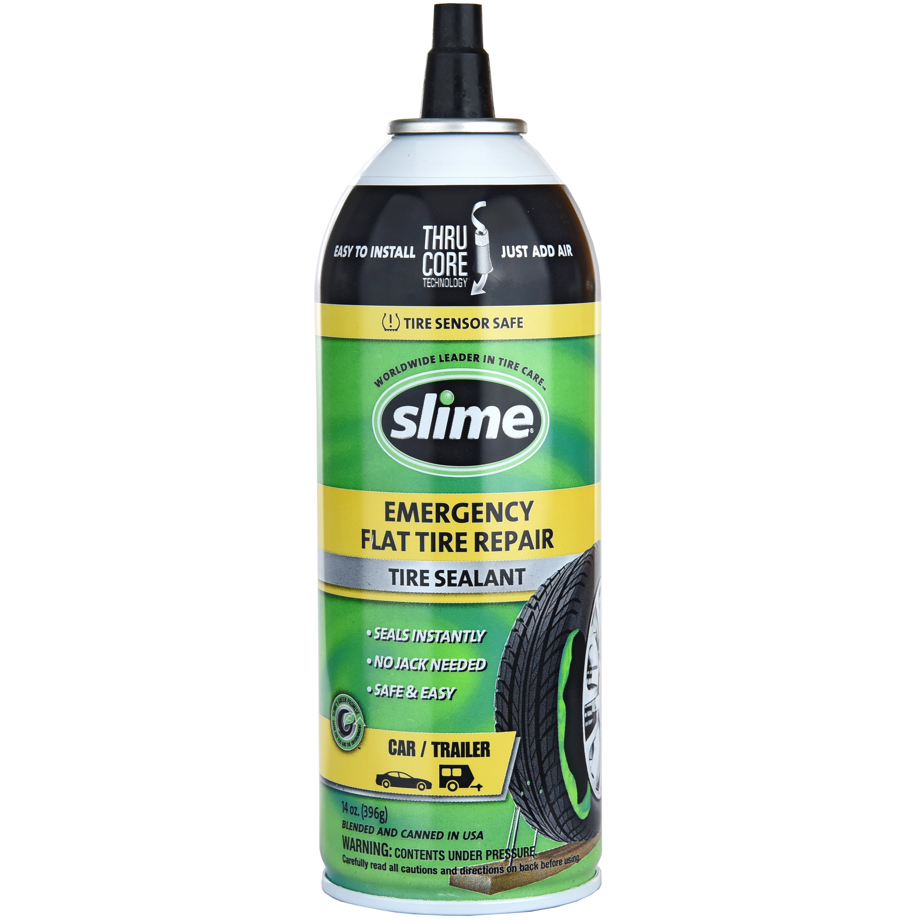 Slime Thru-Core Emergency Flat Tire Sealant, 60186