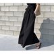 thumbnail image 2 of Pantalones de pierna ancha para mujer, falda elástica holgada de gran tamaño, pantalones largos cómodos versátiles para ir al trabajo, novedad de verano 2023, 2 of 5