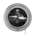 thumbnail image 5 of RAM Truck White Retro Neon Analog Wall Clock with Pull Chain, 5 of 5