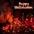 thumbnail image 3 of Cadena de luces Toodour naranja y morado para Halloween, 25 m, 100, 3 of 7