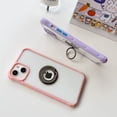 thumbnail image 5 of Cute Candy iPhone 14 Plus Clear Case,360° Rotatable Kickstand Holder Military Grade Dropproof Shockproof Slim Soft Silicone Protective Phone Cases Cover 6.7"(Purple), 5 of 9