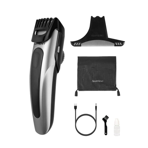 SUPRENT Beard Trimmers For Men, Cordless Allinone Professional Electric Beard Trimmer，19 Built