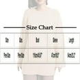 thumbnail image 3 of CENGNIAN No Boundarie Women's Oversized Long Sleeve Sweaters,Crewneck Knitted Pullover Sweater For Ladies,Womens Loose Trendy Outfits Pullover Top,*Khaki,Size Free Size, 3 of 6