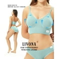 thumbnail image 2 of Livona 3 Pack Sports Bras for Women- Wireless Soft Workout Bra, Padded Fitness Bralette, Comfort Crop Cami Tank S-XXL, 2 of 6