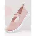 thumbnail image 5 of Frontwalk Women Casual Shoe Slip On Sneakers Lightweight Walking Shoes Sports Soft Loafers Ladies Non-slip Pink 5, 5 of 9