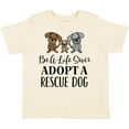 thumbnail image 3 of Inktastic Adopt A Rescue Dog Pet Gift Boys or Girls Toddler T-Shirt, 3 of 5