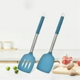 thumbnail image 4 of Under 10 Cooking Utensils Food Grade Silicone Spatula High Temperature Non Stick Non Slip Silicone Spatula Protective Spatula Flat Bottom Pan Vegetable Spatula, 4 of 4