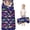 Excavator and Cloud Blue Pattern, variant on Excavator and Cloud Blue Pattern Teens Toddler Nap Mat with Pillow, Sleeping Mat Bag for Preschool Daycare 59"x22"