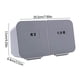 thumbnail image 3 of Caja de almacenamiento sellada para baño, organizador de pañuelos y bastoncillos de algodón, soporte de pared para artículos de aseo. Contenedor de almacenamiento de plástico extraíble y lavable., 3 of 4