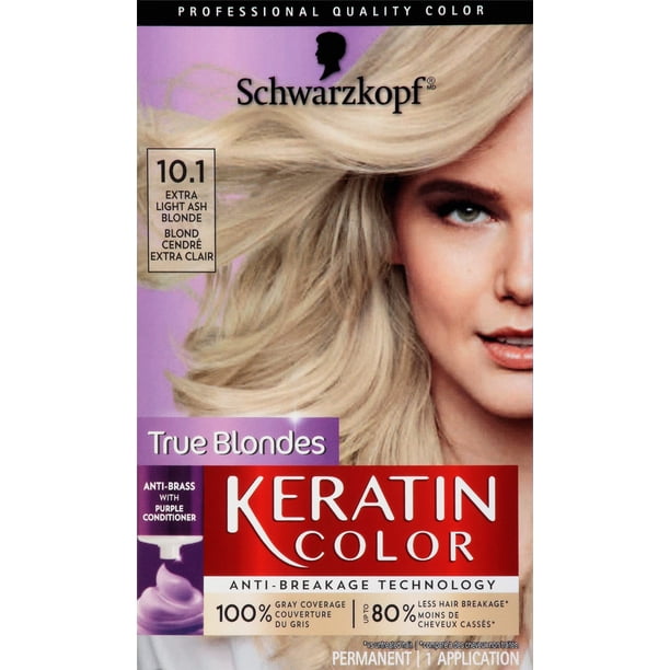 Tinte de pelo Schwarzkopf Keratin Color 10.1 Extra Light Ash