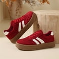 thumbnail image 6 of Women Classic Retro Gum Sole Fashion Sneakers Casual Tennis Skate Shoe Genuine Faux Leather Walking Footwear Anti Slip Trainers, 6 of 6