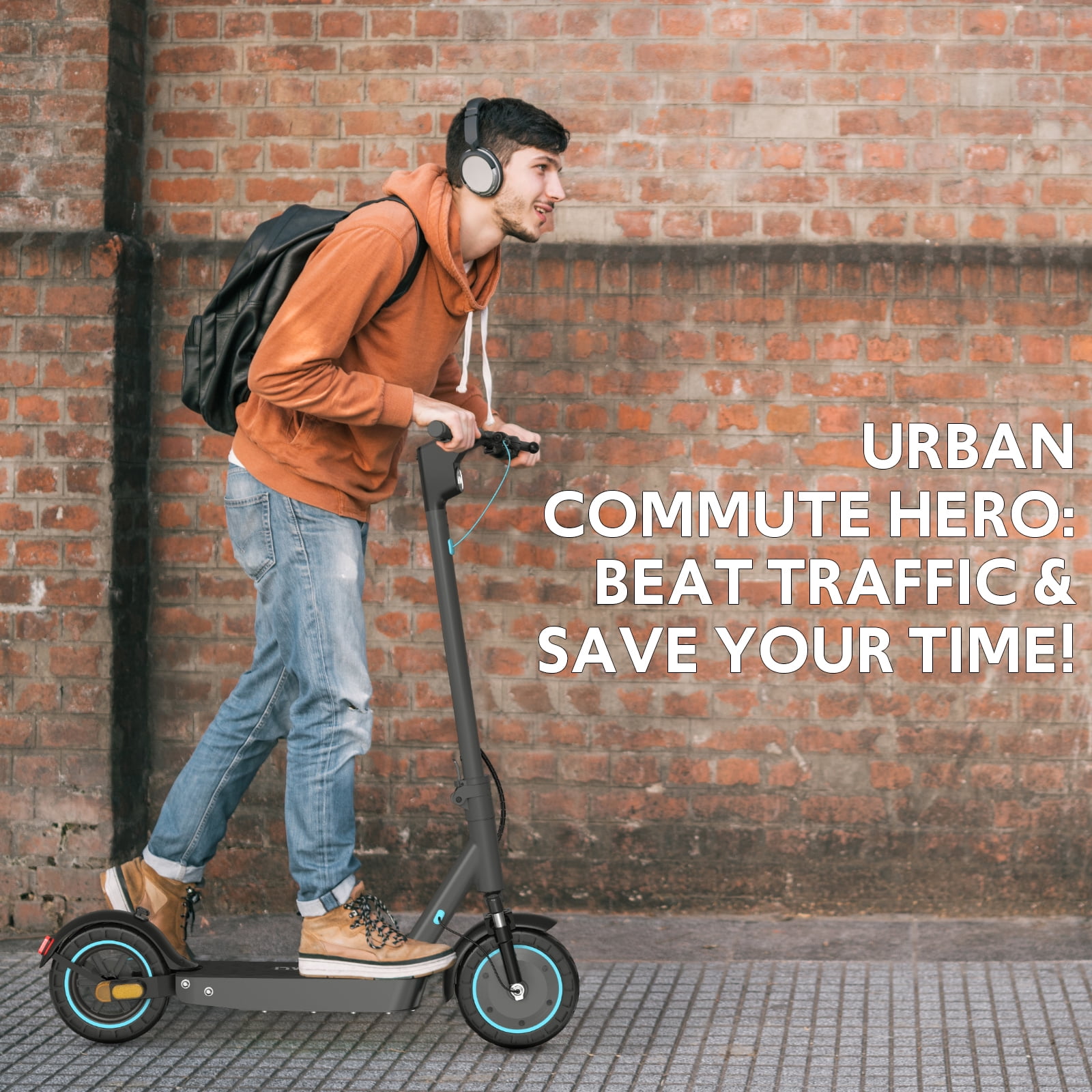 Electric Scooters for Adults with Smart App Control, 10" Tires & Dual Suspension, 650W Motor for 22 MPH, 25-Mile Range Foldable E-Scooter