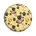 thumbnail image 3 of Rv Spare Tire Cover 14 inch - Classic Katong Cat Fish Yellow Tire Covers for Trailers, Adjustable Camper Spare Tire Cover, 3 of 7