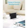 thumbnail image 7 of Anker PowerPort 6 - Power adapter - 60 Watt - 12 A - 6 output connectors (6 x USB) - black, 7 of 7