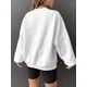 thumbnail image 3 of Patrón De Estrella Sudadera, Sudadera Casual De Manga Larga Con Cuello Redondo Para Otoño E Invierno, Ropa De Mujer, 3 of 4