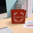 thumbnail image 4 of 1PC Book Shaped Bookmark Holders Home Office Desk Bookmark Holder Ornaments Gift for Friends Decor Personalized Gifts Storage Box for Bookmark,3D Printed Decorative Items For Pen Holders(Red), 4 of 7