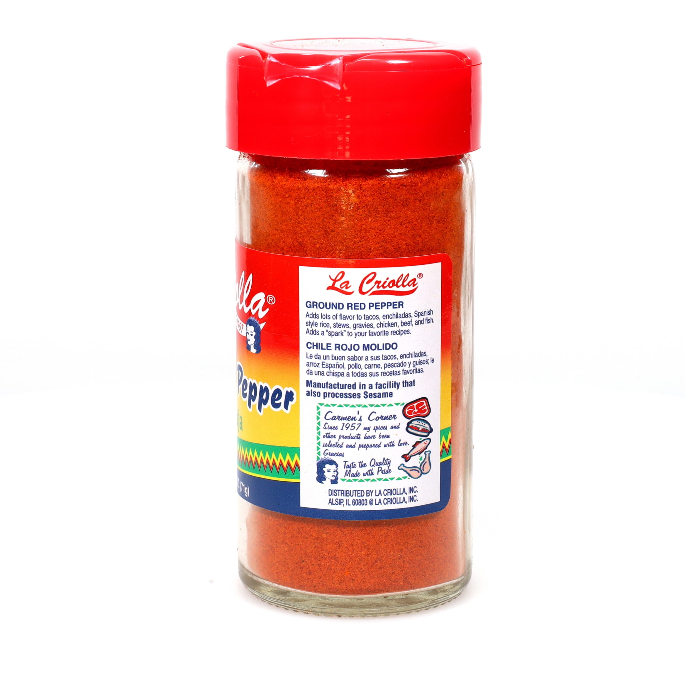 La Criolla Ground Red Pepper, 6 oz