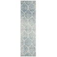 thumbnail image 6 of SAFAVIEH Madison Leighton Geometric Runner Rug, Cream/Turquoise, 2'3" x 8', 6 of 10