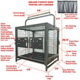 Fresh Look at Durable Heavy Duty Travel Veterinary Bird Parrot Carrier Cage With