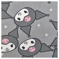 thumbnail image 4 of Pijama Kuromi para Dama Set Playera Manga Corta con Capri y Short Gris Talla CH 3 Piezas, 4 of 4