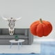 thumbnail image 2 of Escultura decorativa de cabeza de toro tribal para colgar en la pared y almohada de calabaza de Halloween para decoración de dormitorio, oficina y sof, 2 of 8