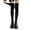 Black, variant on Lroveb Thigh High Stockings for Women Solid Knitted Cotton Stocking Long Warmers Knee Socks Over Extra Stockings
