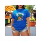 thumbnail image 2 of Playera Blusa De Naranjas Los Angeles California – Estilo Cítrico con Vibras del Oeste Color Aqua Talla Chica Marca Emil SaEs, 2 of 4
