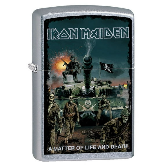 Zippo Lighter: Iron Maiden, A Matter of Life and Death - Street Chrome 80911