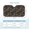 thumbnail image 3 of Bingfone Colorful Geometric Figures Car Windshield Sunshade,Sun Foldable Sun Shield Sun Visor for Car - Small, 3 of 8