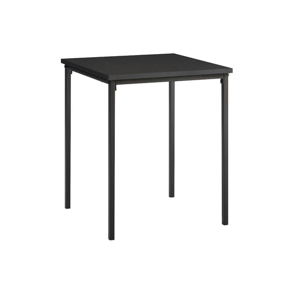 Monarch Accent Table, 22 H, Side Table, End, Small, Nightstand, Square, Black Laminate