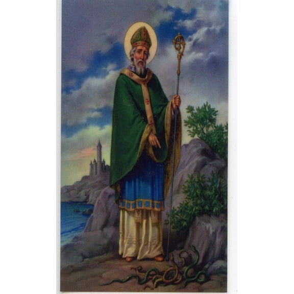 St. Patrick's Breastplate holy card - laminated - Pack of 25