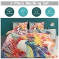 thumbnail image 5 of Duvet Cover Queen Size Color Texture 3 Pcs Duvet Cover Set Bedding Sets Queen Soft Breathable, 5 of 6