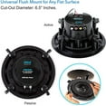 thumbnail image 5 of Pyle PWRC65BT Dual 6.5" 300W In Wall/Ceiling Bluetooth Home Audio Speaker Kit, 5 of 7