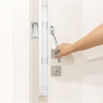 Homoyoyo Premium Stainless Steel Door Chain Locks Heavy Duty Latch for Childproofing 2Pcs