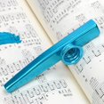 thumbnail image 4 of Flautas de boca de instrumento musical de viento de madera Kazoos de metal para principiantes (azul), 4 of 9