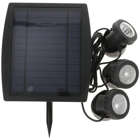 

3 Head 18 Led Solar Powered LED Waterproof Garden Lights Outdoor LED Flood Light Pathway Lights Driveway Landscape Lights (Multicolor)