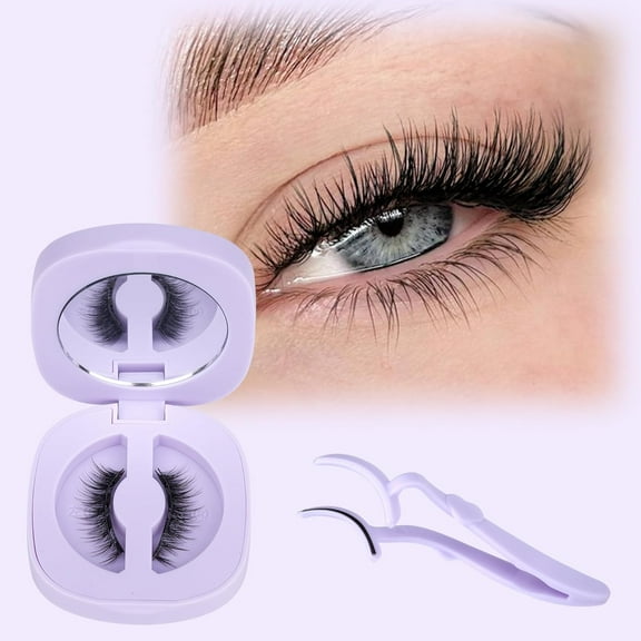 Magnetic Eyelashes, Natural Look Magnetic Lashes Kit with Magnetic Lash Applicator, Wispy Cat Eye lashes, Reusable Magnetic Eyelashes Kit, No Glue or Eyeliner