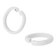 thumbnail image 2 of Mainstays Plastic Shower Curtain Rings, White, Set of 12, 2 of 5