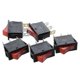 thumbnail image 5 of 5-Pack Illuminated Rocker Switches, SPST On/Off with Red Light, 16A 250V AC or 20A 125V AC, 5 of 5