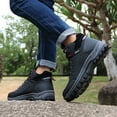 thumbnail image 4 of Ecetana Mens Waterproof Hiking Boot Outdoor Anti-Slip Shoes, Black 8.5, 4 of 5