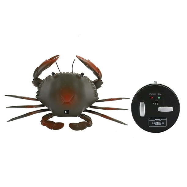 Juguete de cangrejo, divertido juguete de cangrejo infrarrojo remoto de alta simulación, juguete animal de simulación meticulosamente diseñado
