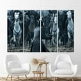 thumbnail image 4 of Modern Wall Art, Horse Art, Abstract Printed, Jon Snow Game of Thrones, Jon Snow Wall Decor, Famous Art, Game of Thrones Canvas, Canvas Wall Decor - Gold Framed, 4 of 9