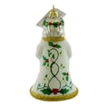 thumbnail image 2 of 5.25In Holly Santa, Glass, Ornament Christmas Claus Ha726ac, 2 of 2