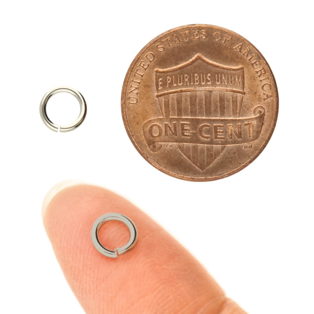 The Beadsmith Sterling Silver JumpLocks – 6 mm Jump Rings, 18 Gauge, 50pc
