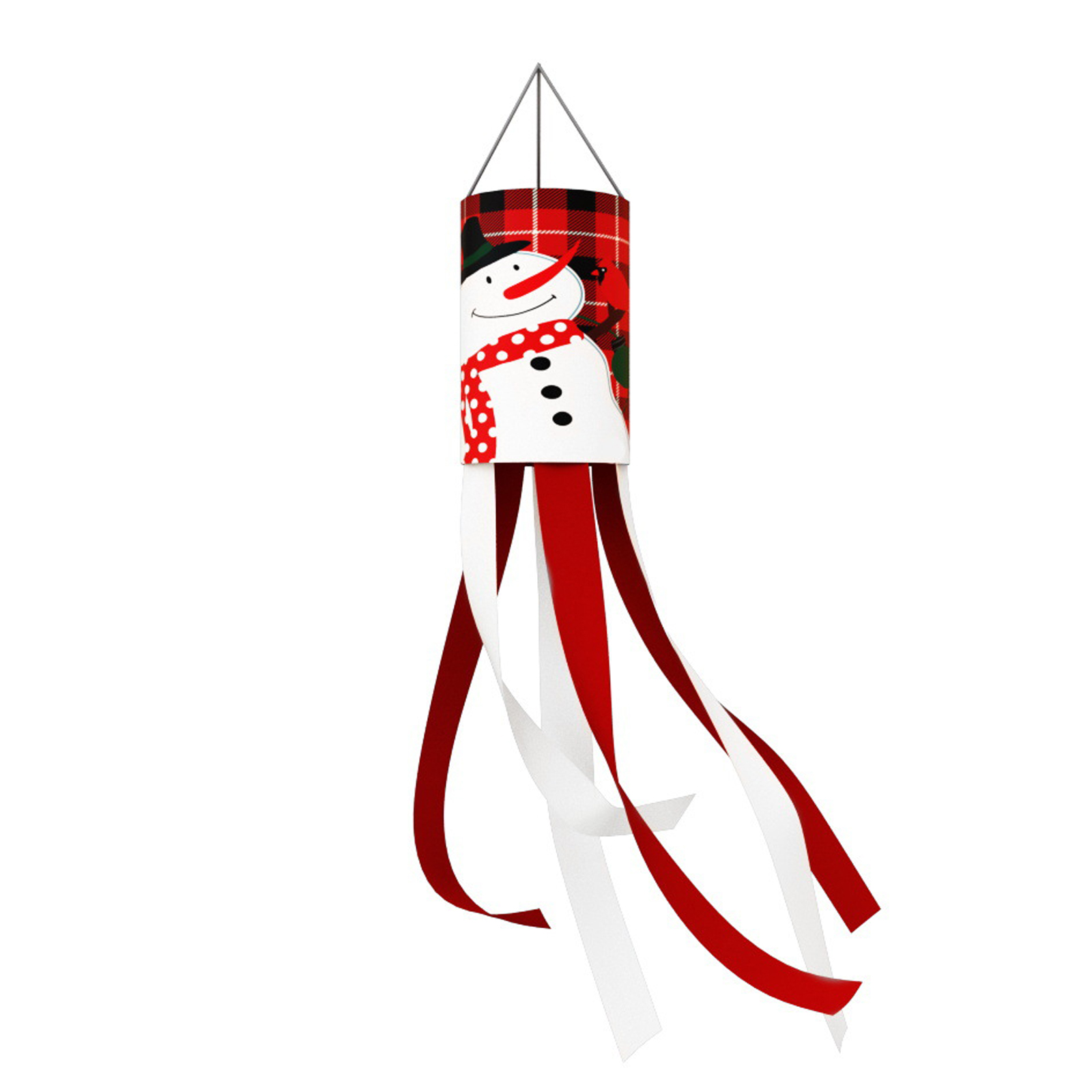Christmas Windsock Flags ，39 Inch Snowman Santa Claus Christmas Tree