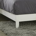 thumbnail image 6 of TMS Match Full Size Transitional Platform Bed, Solid Pine Wood, White Finish, 6 of 7